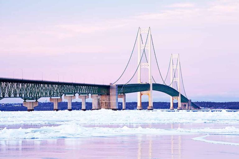 New video explains danger that prompts falling ice closures on the Mackinac Bridge in Michigan