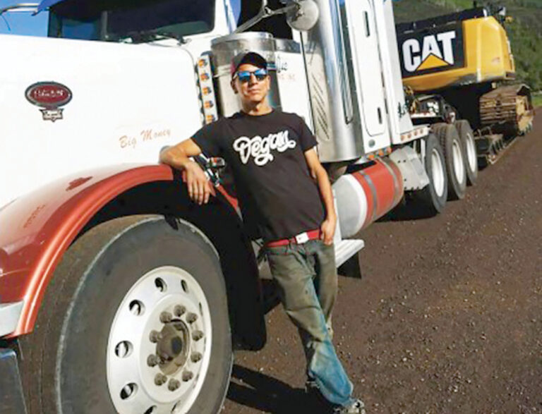 Taking flight: Freedom of the road allows trucker Troy Miller to express creativity, love of family