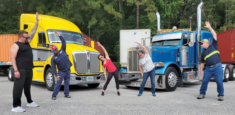 Focused on fitness: Mother Trucker Yoga founder works to help truck drivers improve their physical and mental health