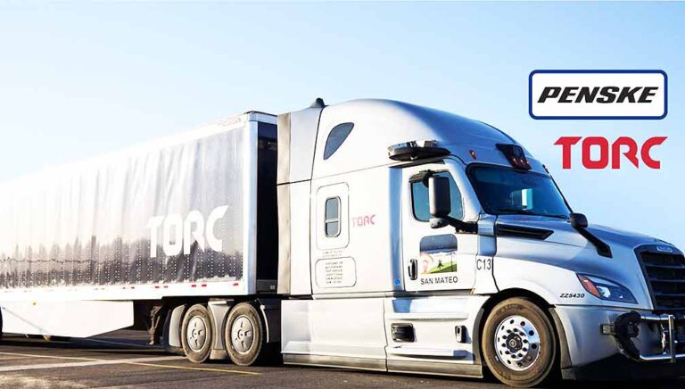 Torc Robotics announces Penske Truck Leasing as test fleet truck maintenance service provider