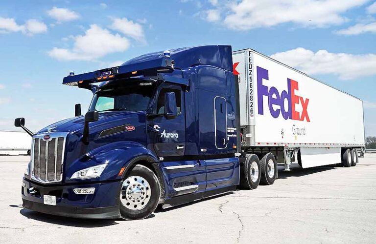 FedEx, Aurora expand autonomous trucking pilot in Texas ahead of schedule
