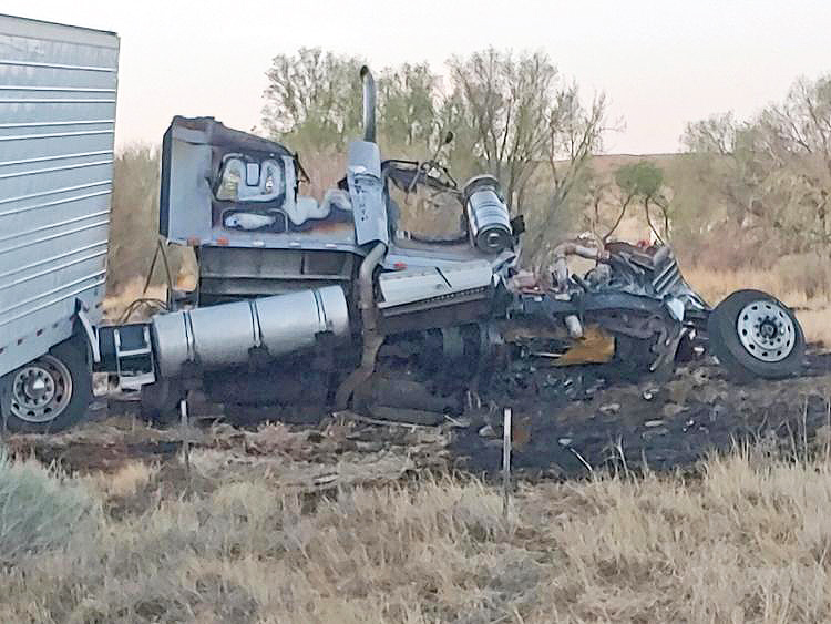 Big rig wreck ignites Colorado wildfire