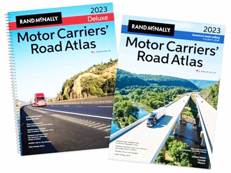 Rand McNally publishes its annual atlas for professional drivers
