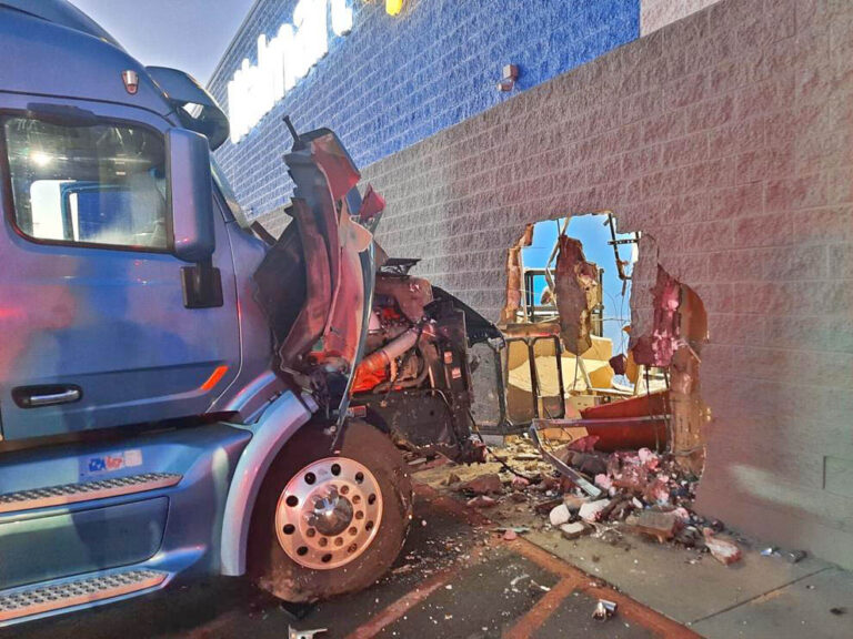 Police: Driver smashes big rig into Arizona Walmart