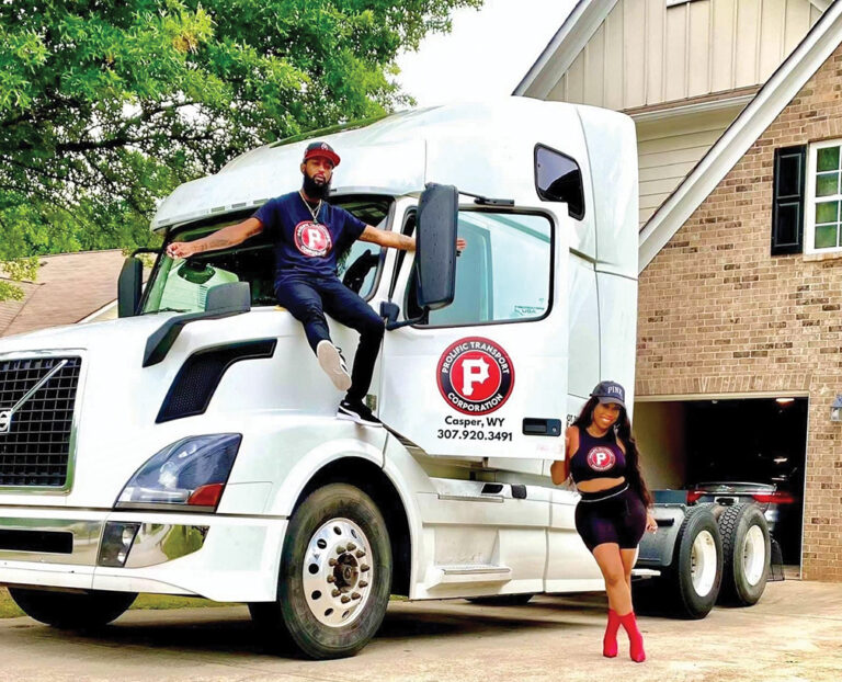 Love changes things: Candace Hunter left career in finance to enter the world of trucking
