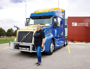 Carmen and truck