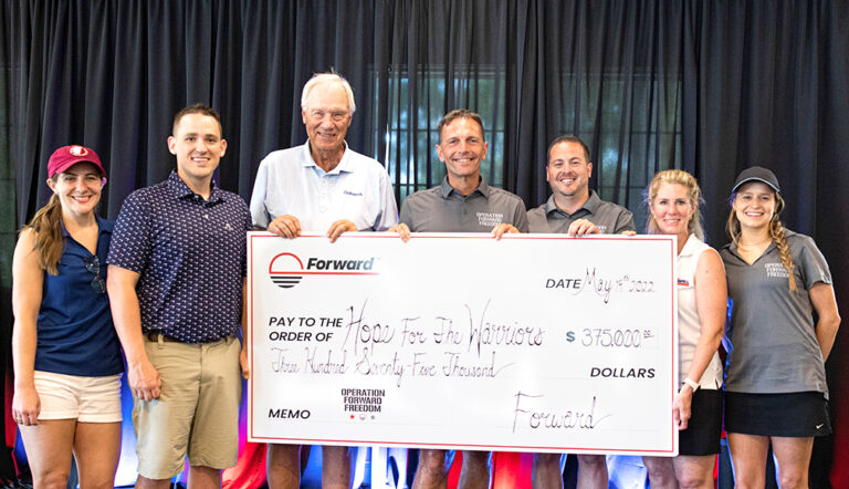 Forward Air’s first Drive for Hope Golf Tournament raises $375,000 to help veterans