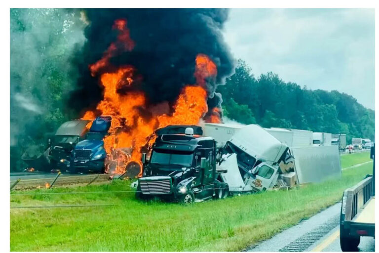 Multiple deaths reported in Arkansas I-30 pileup; several big rigs involved