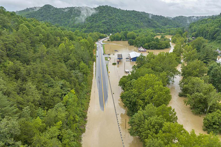 Heavy rains cause flooding, power outages in Appalachia