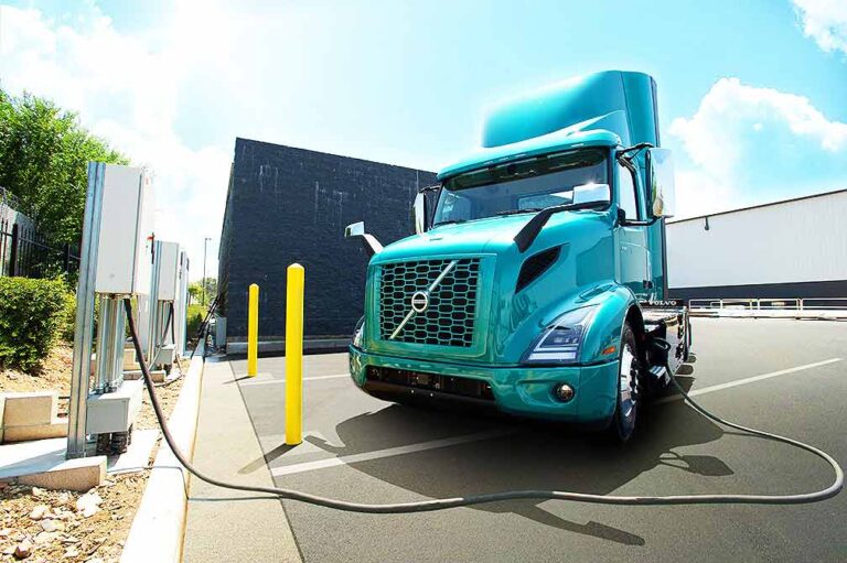 Volvo Trucks building electrified charging corridor in California