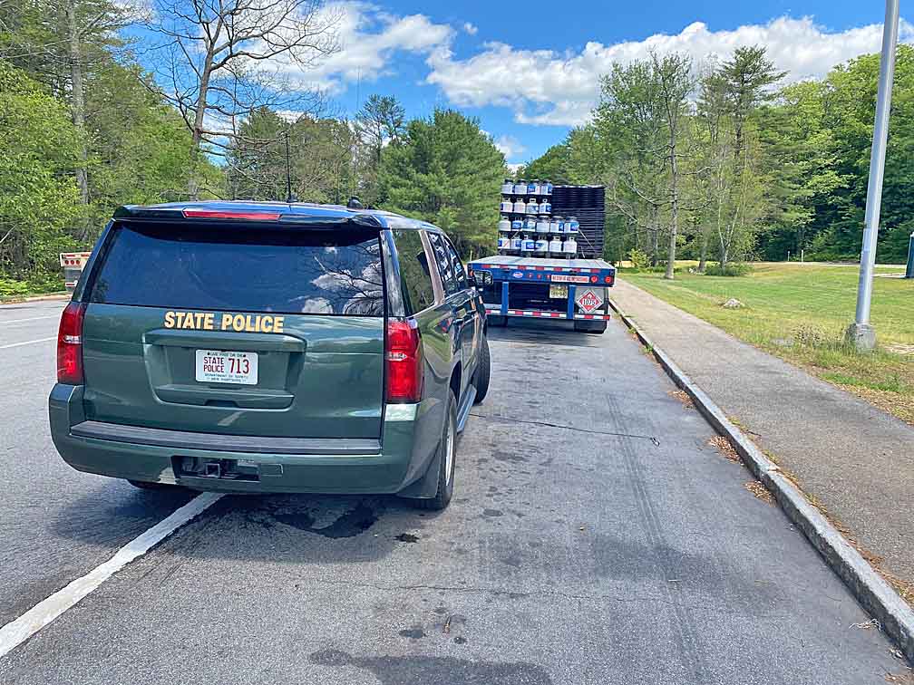 New Hampshire State Police place 8 CMVs out of service during safety