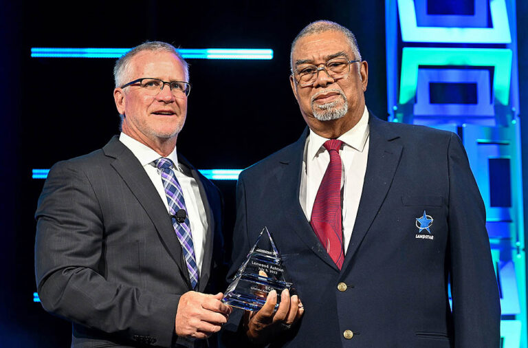 Owner-Operator Lenwood Ashton honored with Landstar’s Lifetime Achievement Award