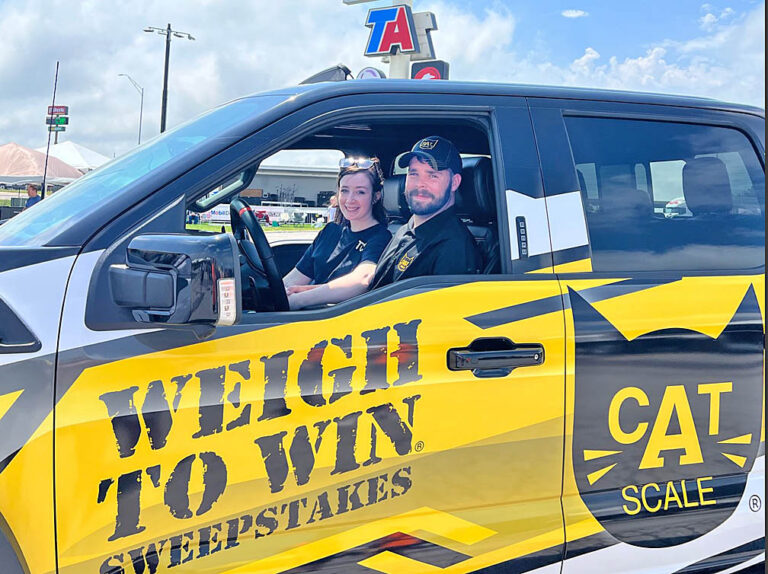 Illinois truck driver wins Ford Raptor from CAT Scale at Walcott Truckers Jamboree