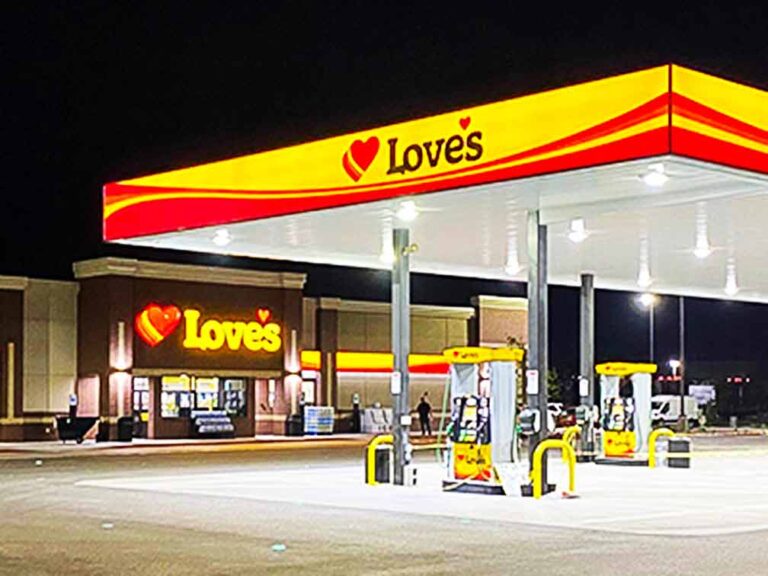 Love’s Travel Stops adds 57 truck parking spaces at new Washington location