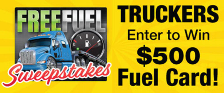 Win $500 in free fuel as part of National Truck Driver Appreciation Week