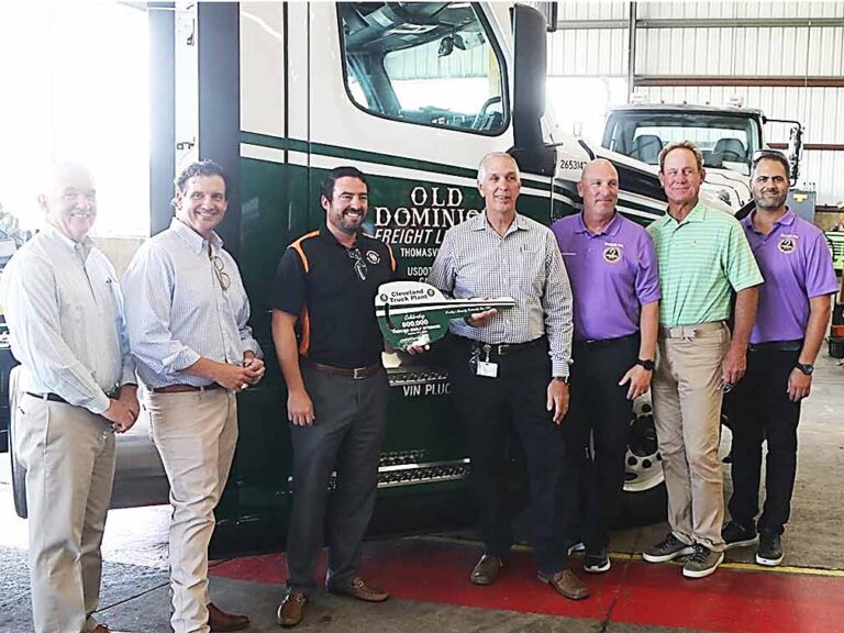 DTNA celebrates as 800,000th vehicle rolls off assembly line at NC manufacturing facility