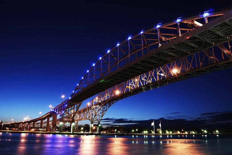 Canadian currency toll rates at the Blue Water Bridge adjusted beginning Oct. 1