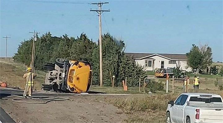 School buses in Texas, Nebraska, collide with big rigs; several injured