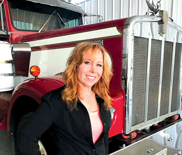 Cherry Pie posse: Love for driving big rigs leads Kate Whiting to the truck show circuit