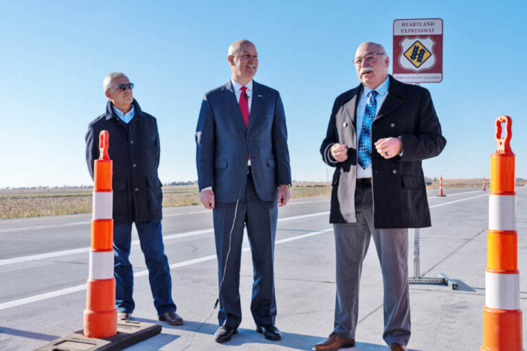 Nebraska officials celebrate latest milestone of Heartland Expressway