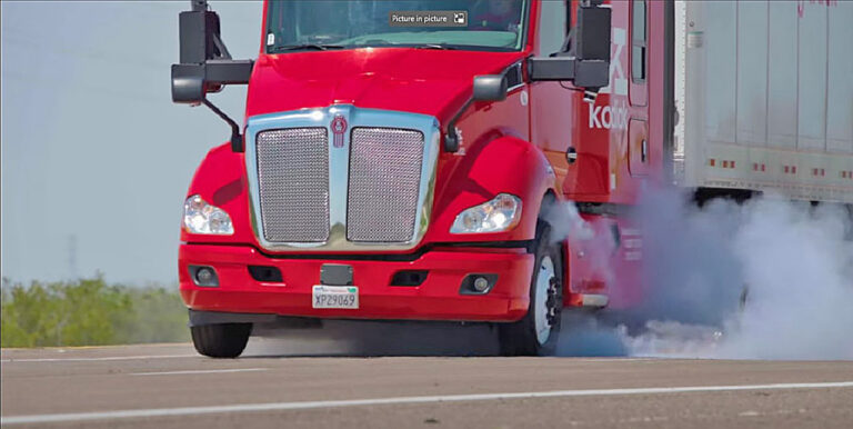Kodiak autonomous CMV tests show vehicles can maintain control after tire blowouts