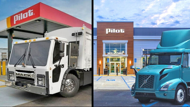 Pilot, Volvo partner to build nationwide charging network for electric big rigs