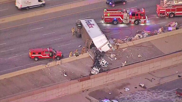 FedEx big rig driver dies in Dallas crash