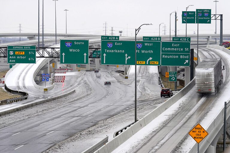 Treacherous driving conditions continue in southern US