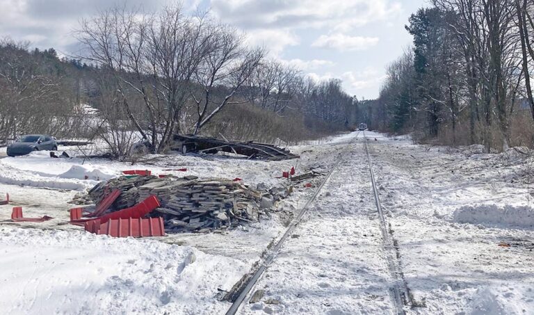 Amtrak train strikes big rig in Vermont; no injuries reported