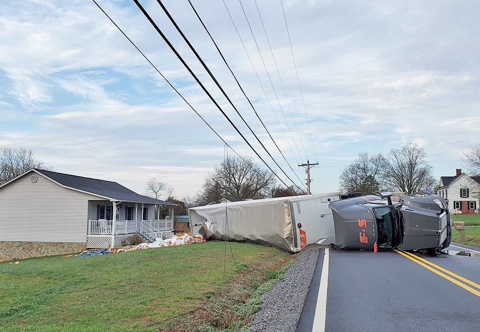 Driver hauling Bush's Baked Beans rolls rig instead of 'that beautiful