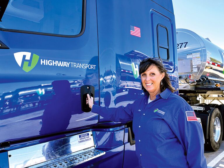 Living the dream: The road to happiness led to hauling tankers for pro driver Pam Randol