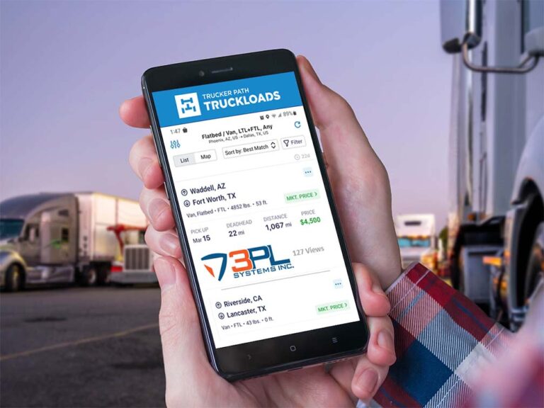 Trucker Path, 3PL Systems offer single-click access to loads, capacity