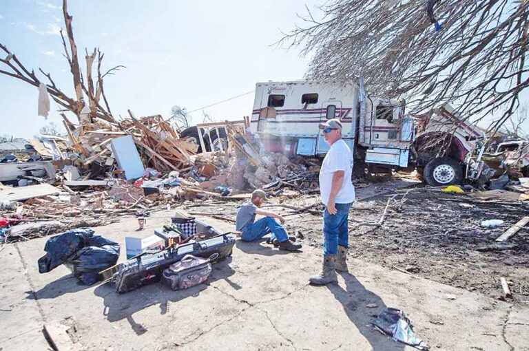 Monster Mississippi tornado kills dozens, tosses big rigs like toys across city