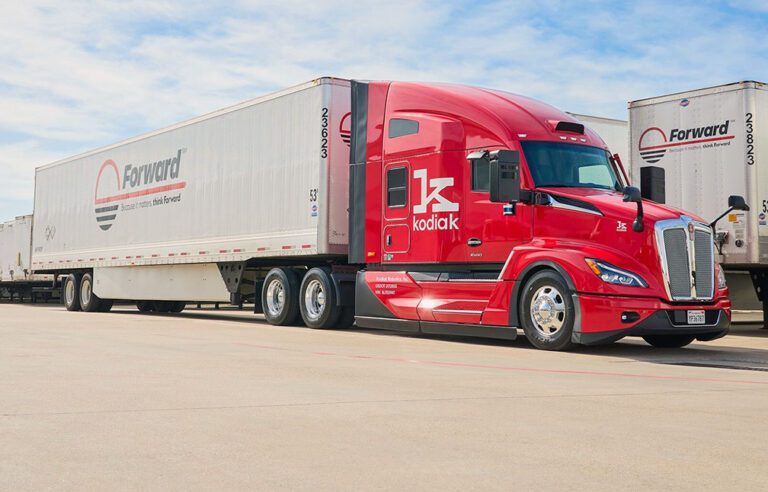 Forward Air, Kodiak Robotics operating ‘consistent autonomous trucking service’ between Dallas, Atlanta