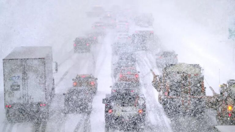 Commercial vehicle travel bans in place as major winter storm pounds northeast