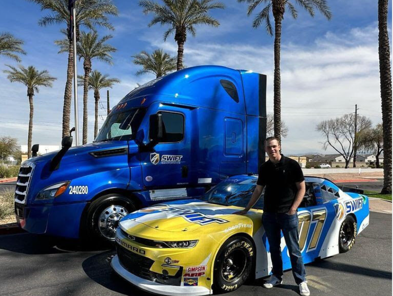 Swift Tractor Swift Transportation launches partnership with NASCAR's Blaine Perkins ...