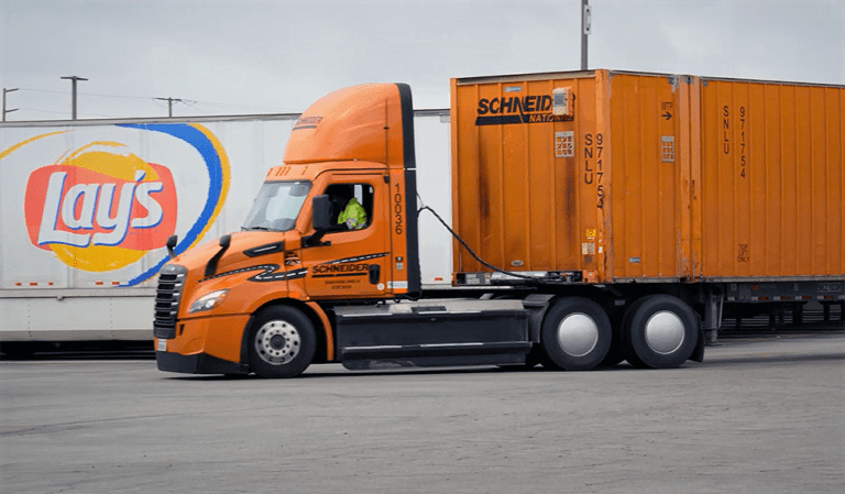 Frito-Lay North America partnering with Schneider for electric truck deliveries