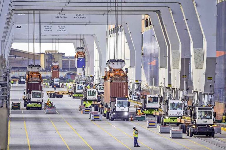 Feds announce $4B to upgrade ports, including money for clean heavy-duty vehicles