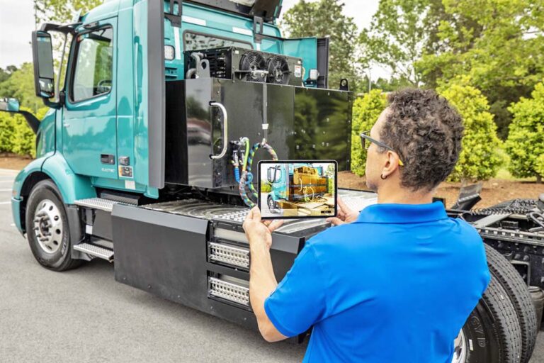 Volvo Group launches augmented reality safety app for its electric big rigs