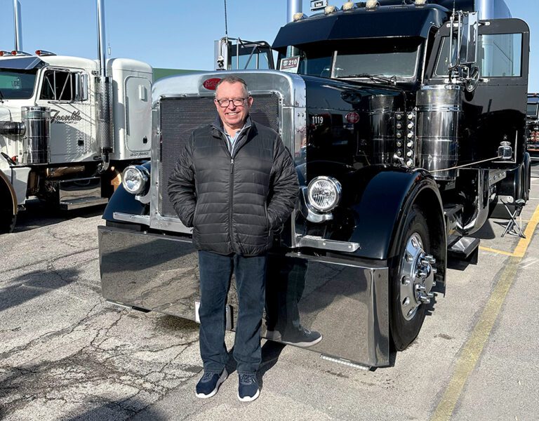 He comes from a land down under: Freight industry analyst Dean Croke never forgets his roots as a truck driver