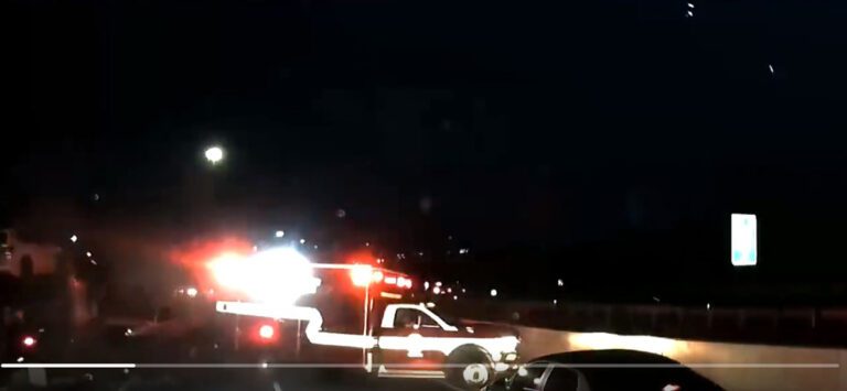 Video shows 18-wheeler striking ambulance on scene of another accident in Prince George’s County, Maryland
