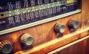 Vintage Radio Tuner and Dials