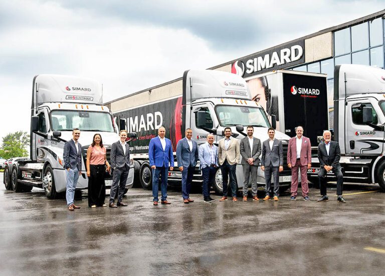 Simard Transport begins electrification of its truck fleet