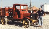 Iowa 80 Founder Bill Moon with 1923 Mack