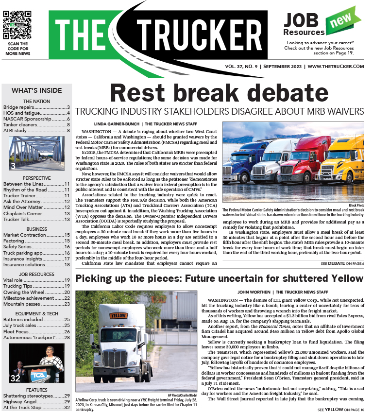 The Trucker Newspaper – Digital Edition September 2023