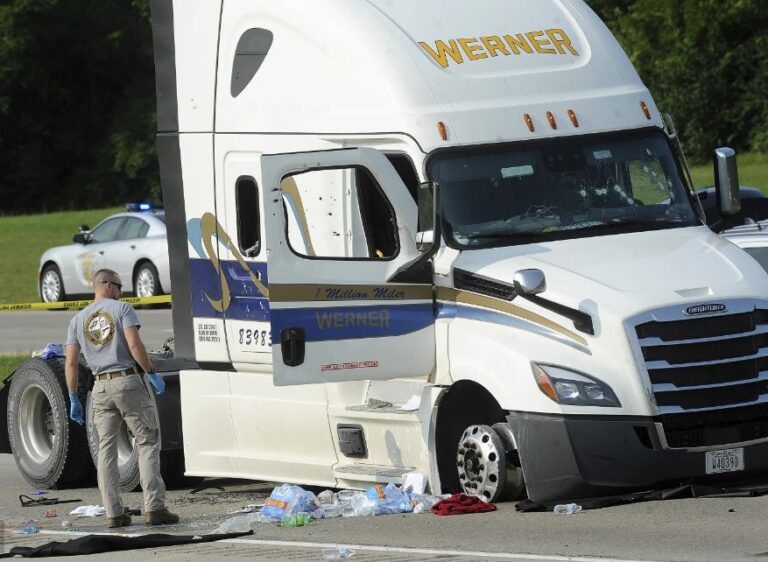 Ohio cops kill 2 who took big rig driver hostage at truck stop