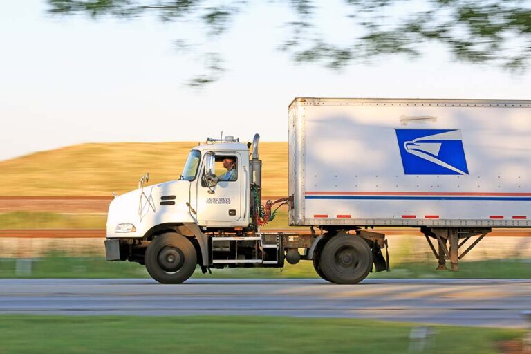 Postal Service shipping has shifted to mostly trucks
