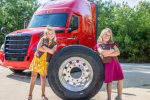 Girl Scouts Michilin Paper Transport Women In Trucking Event [76]