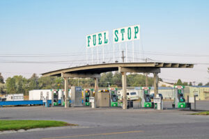 A Sinclair gas station called Fuel Stop