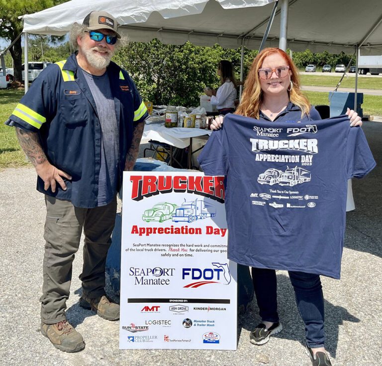 SeaPort Manatee celebrates truck drivers with free lunches